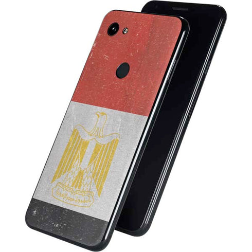 Egyptian Flag Distressed Google Pixel 3a Skin